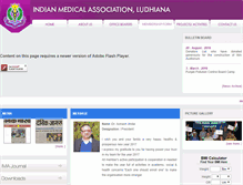 Tablet Screenshot of imaludhiana.org